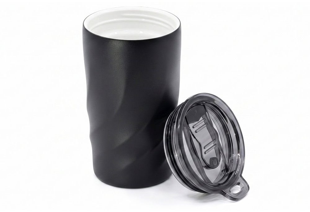 Çevre Dostu İçi Seramik Dışı Çelik Termos Bardak 400 mL - CABRIA ECO CERAMICA 18 CALIX CERAMICA ECO22 1