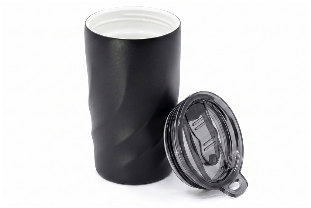 Çevre Dostu İçi Seramik Dışı Çelik Termos Bardak 400 mL - CABRIA ECO CERAMICA 5 CALIX CERAMICA ECO22 1